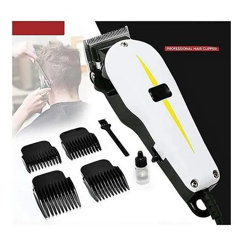 Geemy Professional Hair Clipper Electric Shaving Machine for Men – Rechargeable Cordless Hair Trimmer with Adjustable Blades for Home and Kinyozi Use