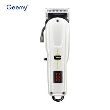 Geemy Professional Hair Clipper Electric Shaving Machine for Men – Rechargeable Cordless Hair Trimmer with Adjustable Blades for Home and Kinyozi Use