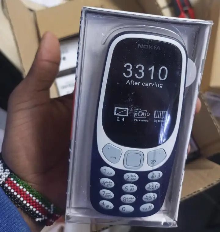 Nokia 3310 4G 512MB ROM 256MB RAM Classic Durable Phone with 2.4" Display, 2MP HD Camera, Dual SIM, Big 1200mAh Battery, Unlocked, Affordable, Reliable, Long-Lasting Mobile