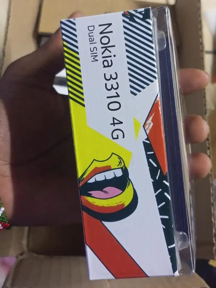 Nokia 3310 4G 512MB ROM 256MB RAM Classic Durable Phone with 2.4" Display, 2MP HD Camera, Dual SIM, Big 1200mAh Battery, Unlocked, Affordable, Reliable, Long-Lasting Mobile