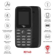 NEW ITEL 2163 1.8" Display Wireless FM Dual SIM Opera Mini Bright Torch Kabambe Katululu Button Feature Phone King Talker with 2000 Contacts Memory, Long-Lasting Battery, and Easy Navigation