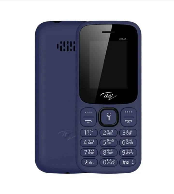 Itel IT2165 Dual SIM Feature Phone with Torch FM Radio 2.8 Inch Display 1000mAh Battery Large Contacts Storage Reliable Kabambe Mulika Phone