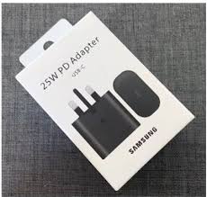 Samsung 25W Fast Charger 25W Adapter with Super-Fast Charging for Smartphones and Tablets, Compact Design, Safe & Durable, Compatible with Samsung Galaxy Series and Other Devices