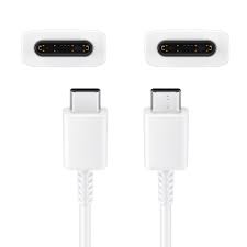 Samsung USB Type C to Type C Fast Charging Cable, Durable High-Speed 3A PD Charging Cord Compatible with Samsung Galaxy, Android Phones, Tablets, Laptops, Quick Data Transfer