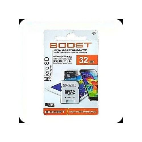Boost High Performance Micro SD Memory Card with Adapter, Available in 2GB to 128GB – Fast and Reliable Storage Solution for Smartphones, Tablets, Cameras, Laptops, and All Digital Devices