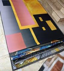 3D Quality Carpet 5x8 Ft Modern Area Rug Soft Plush Floor Mat with Anti-Slip Backing – Luxury Living Room, Bedroom & Office Decorative Rug Durable Easy Clean Home Décor