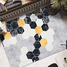 3D Quality Area Carpet 5x8 ft Large Decorative Rug Soft Plush Floor Mat Non-Slip Modern Design Living Room Bedroom Carpet Durable Easy Clean Home Décor Rug