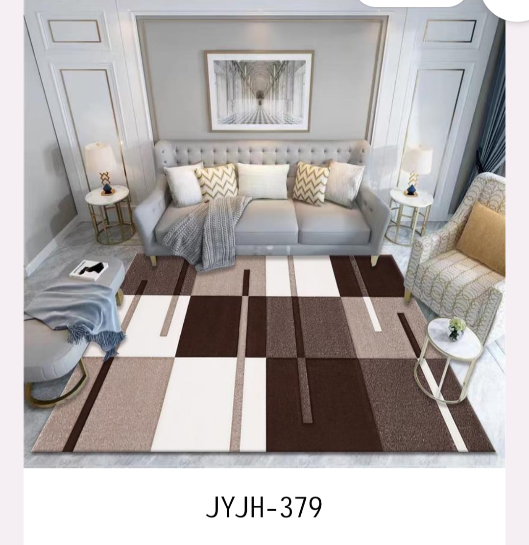 3D Quality Area Carpet 5x8 ft Modern Embossed Design Rug for Living Room Bedroom Non-Slip Soft Floor Mat Durable Decorative Carpet for Home and Office Interiors