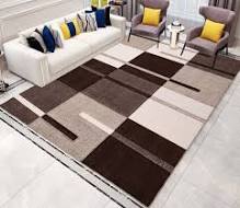 3D Quality Area Carpet 5x8 ft Modern Embossed Design Rug for Living Room Bedroom Non-Slip Soft Floor Mat Durable Decorative Carpet for Home and Office Interiors