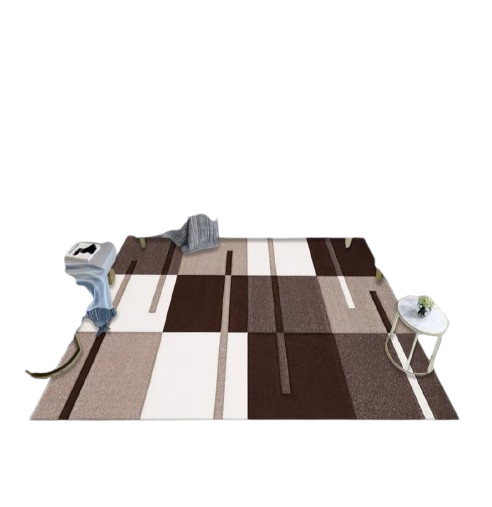 3D Quality Area Carpet 5x8 ft Modern Embossed Design Rug for Living Room Bedroom Non-Slip Soft Floor Mat Durable Decorative Carpet for Home and Office Interiors