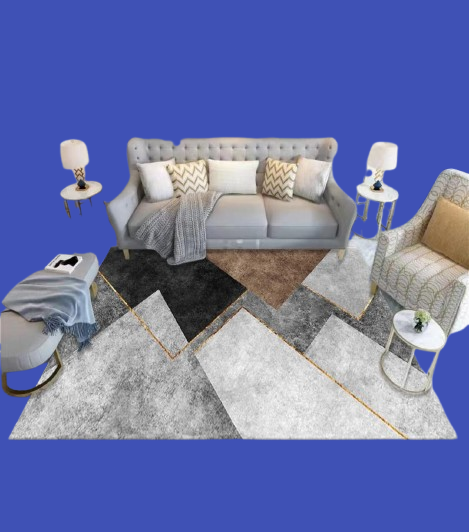 3D High-Quality Plush Area Rug Carpet 7x10 ft – Soft, Durable, Non-Slip Floor Mat for Living Room, Bedroom, Home Decor, Easy Maintenance and Premium Comfort