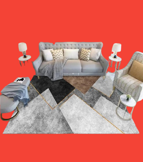 3D High-Quality Plush Area Rug Carpet 7x10 ft – Soft, Durable, Non-Slip Floor Mat for Living Room, Bedroom, Home Decor, Easy Maintenance and Premium Comfort