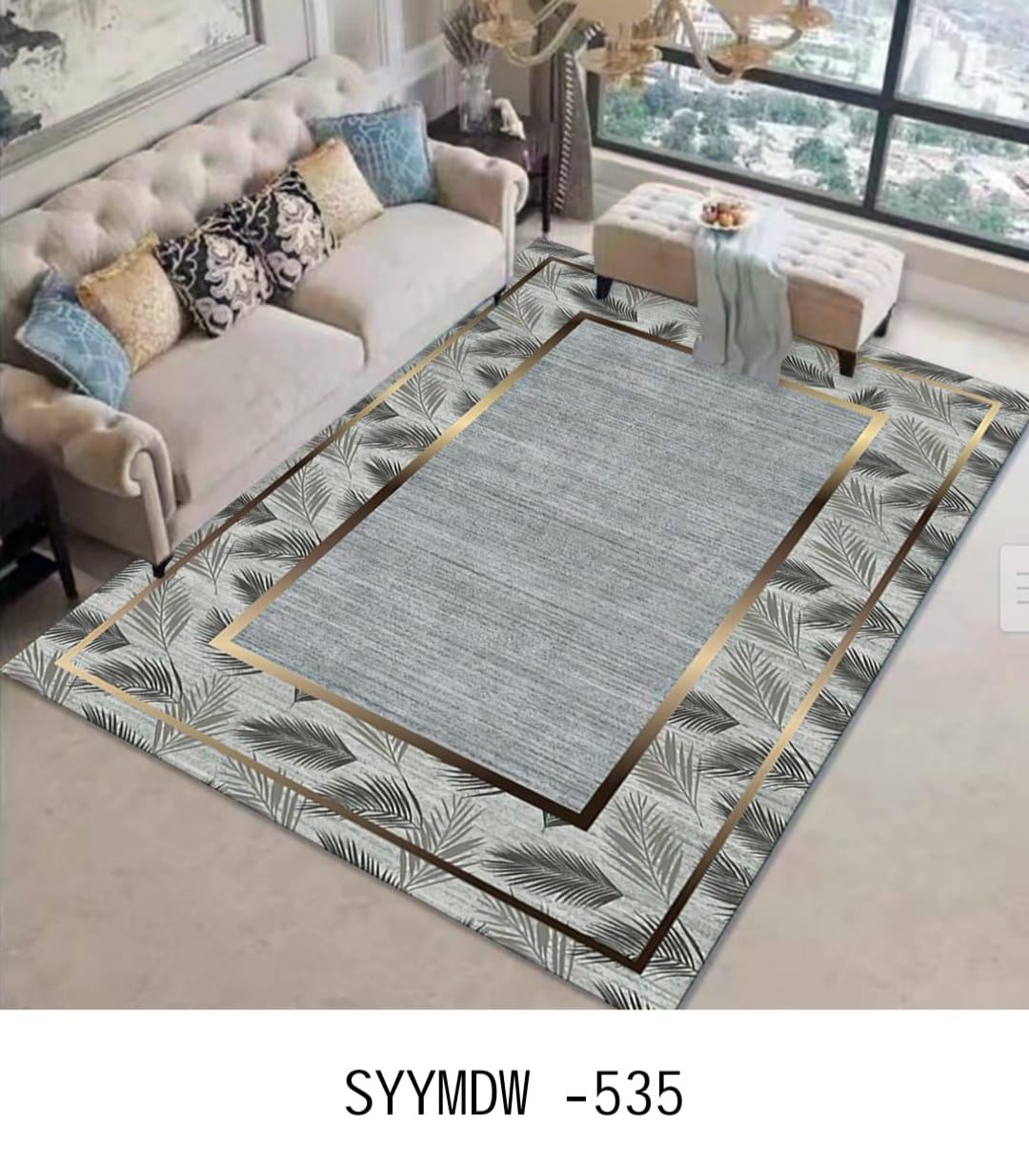 3D Premium Quality Carpet Rug 7x10 ft – Soft, Durable, Non-Slip Floor Mat for Living Room, Bedroom, Office, and Home Décor with Modern 3D Design and Easy Maintenance