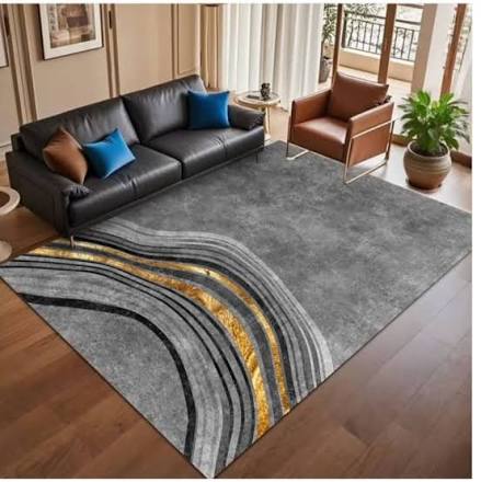 3D Premium Quality Area Carpet Rug 5x8 ft – Soft, Durable, Non-Slip Decorative Floor Mat for Living Room, Bedroom, Office, and Home Interiors
