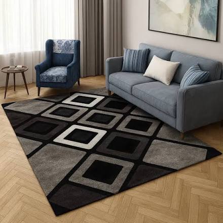 3D High-Quality Area Rug Carpet 5x8 ft – Soft, Durable, Modern Design Floor Mat for Living Room, Bedroom, Office, and Home Decor