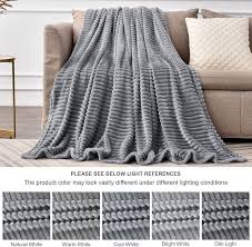 High Quality Super Soft Fleece Throw Blanket – Cozy Warm Lightweight Sofa Bed Blanket for All Seasons, Soft Plush Throw for Home, Travel, Living Room, and Bedroom Comfort