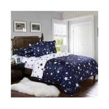 4*6 Warm Cotton Star Duvet Set with 1 Duvet, 1 Bedsheet and 2 Pillowcases – Soft, Breathable, Cozy Bedding for Stylish Bedrooms and Comfortable Everyday Sleep