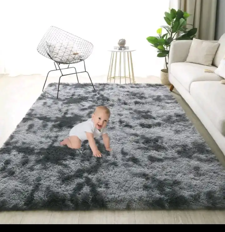 Classy Soft Fluffy Carpet 5x8 Feet Plush Area Rug for Living Room Bedroom Kids Room Cozy Thick Shag Floor Mat Home Decor Soft Comfort Rug