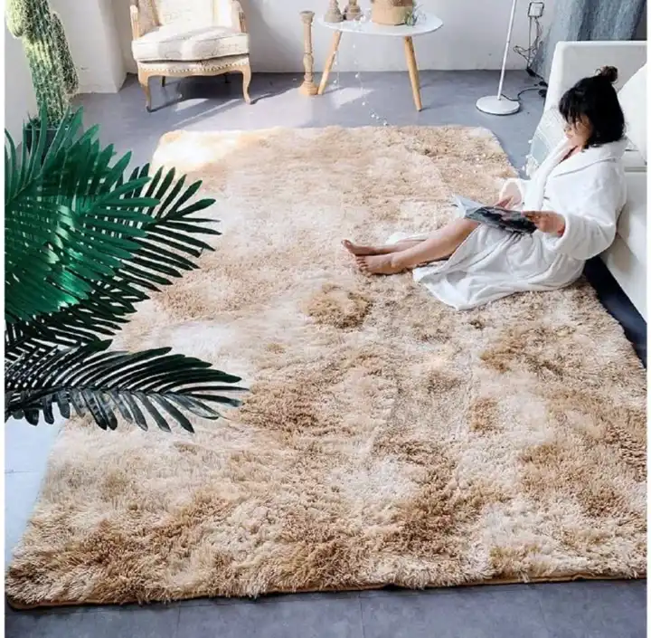 Classy Soft Fluffy Carpet 5x8 Feet Plush Area Rug for Living Room Bedroom Kids Room Cozy Thick Shag Floor Mat Home Decor Soft Comfort Rug