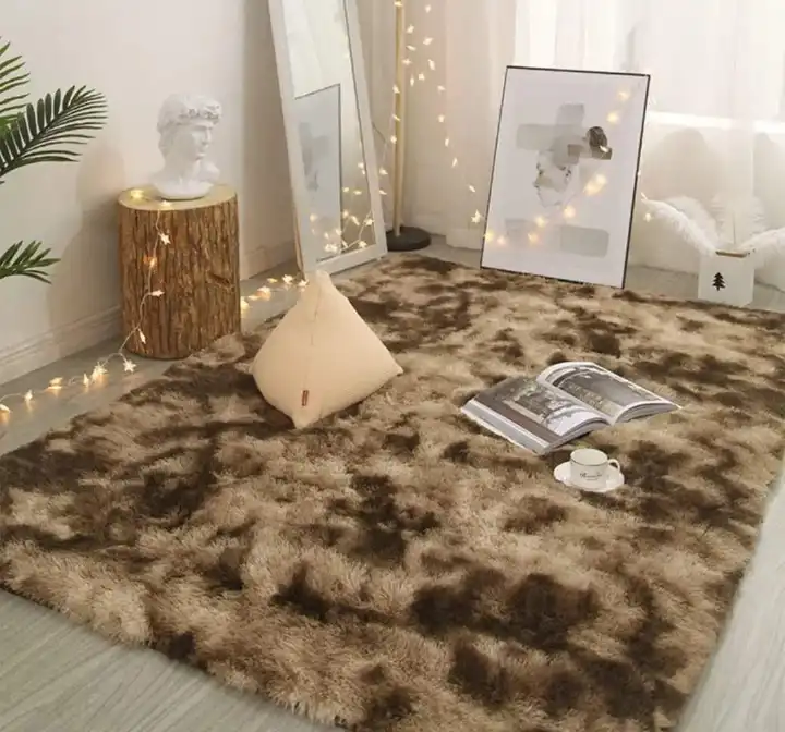 7x8 Luxurious Soft Fluffy Carpet Plush Area Rug for Living Room Bedroom Kids Room Thick Cozy Floor Mat with Anti-Skid Backing Home Decor Shag Rug