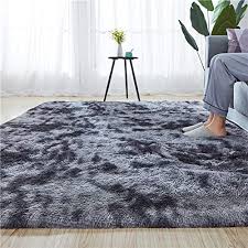 Soft Fluffy Carpet 7x10 Feet Plush Area Rug for Living Room Bedroom Kids Room Thick Cozy Floor Mat Easy to Wash Shag Rug Home Decor Comfortable Carpet