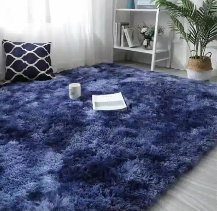 Soft Fluffy Carpet 5x8 Feet Plush Non-Slip Area Rug for Living Room Bedroom Kids Room Cozy Thick Floor Mat Home Decor Shag Rug