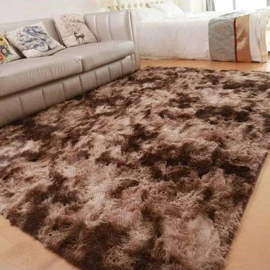 Classic Patched Fluffy Carpet 5x8 Feet (160x200cm) Plush Area Rug for Living Room Bedroom Kids Room Cozy Thick Floor Mat Home Decor Soft Velvet Rug