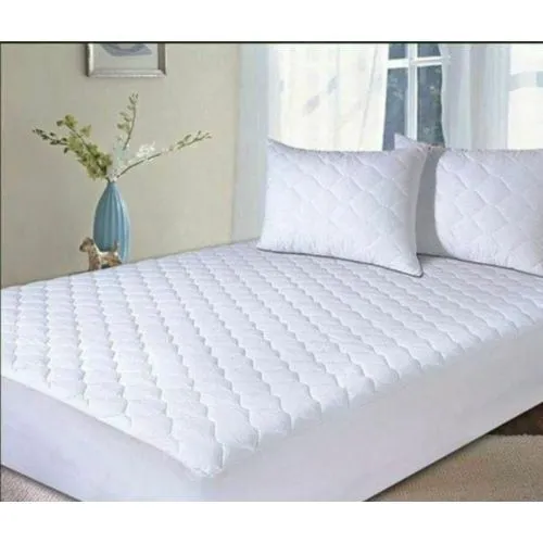 Waterproof Mattress Protector & Cover – Terry Cotton Surface, Fitted Sheet Style, Breathable, Noiseless, Machine Washable, Spill-Resistant, Hypoallergenic, Durable Bed Protection for All Seasons