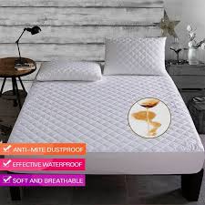 Waterproof Mattress Protector & Cover – Terry Cotton Surface, Fitted Sheet Style, Breathable, Noiseless, Machine Washable, Spill-Resistant, Hypoallergenic, Durable Bed Protection for All Seasons