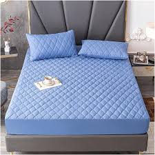 4x6 Light Blue Waterproof Mattress Protector, Premium Bed Protection, Anti-Spill, Dustproof, Hypoallergenic, Soft, Durable, Easy-Fit for Standard Single and Double Mattresses