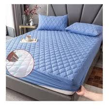 4x6 Light Blue Waterproof Mattress Protector, Premium Bed Protection, Anti-Spill, Dustproof, Hypoallergenic, Soft, Durable, Easy-Fit for Standard Single and Double Mattresses