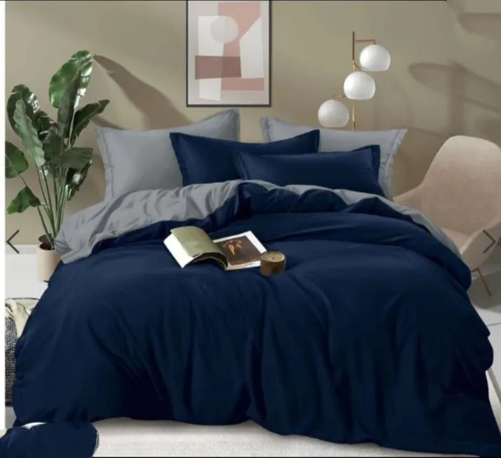 [6 x 7] 5-Piece High-Quality Cotton Bedding Set – 1 Duvet Cover, 1 Bedsheet & 4 Pillowcases, Soft, Comfortable, Durable, Stylish Cotton Bed Set for Elegant Sleep