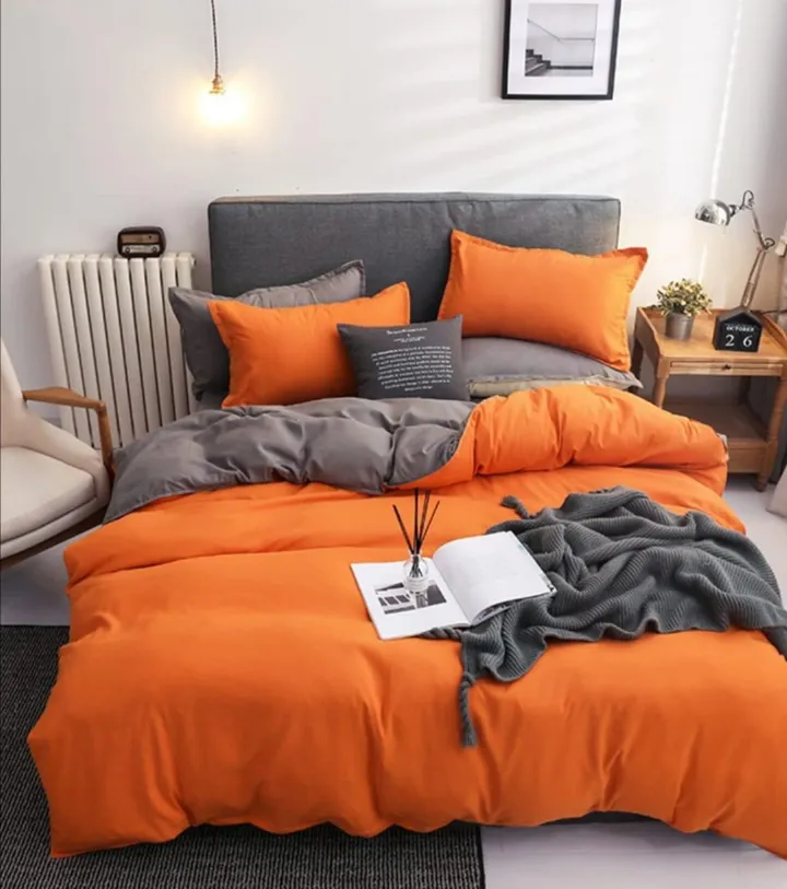 [6 x 7] 5-Piece High-Quality Cotton Bedding Set – 1 Duvet Cover, 1 Bedsheet & 4 Pillowcases, Soft, Comfortable, Durable, Stylish Cotton Bed Set for Elegant Sleep