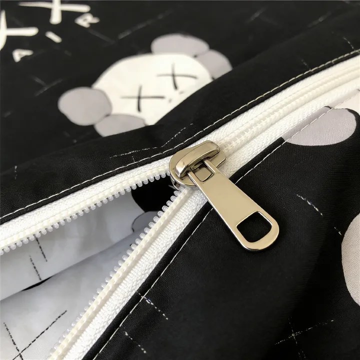 4Pcs Bedding Comforter Set with Duvet Cover, Pillowcases & Bed Sheet – Soft, Durable, All-Season Bedding for Home, Hotel & Guest Room Comfort