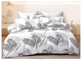 New Arrivals 4-in-1 Duvet Cover Set – 1 Duvet Cover, 1 Bed Sheet & 2 Pillowcases, Soft Durable Bedding, Quilt Covers Only (No Quilts Included)