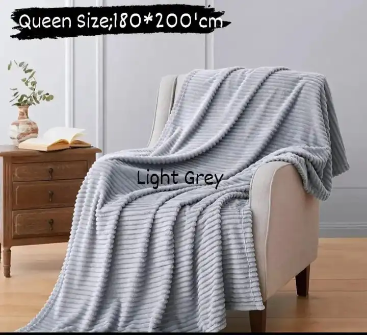 Heavy Quality Plain Fleece Velvet Blanket 6x6 Soft Plush Warm Double Bed Blanket Durable Cozy Thick All Season Comfort for Chilly Nights Home Bedroom Use Easy Care