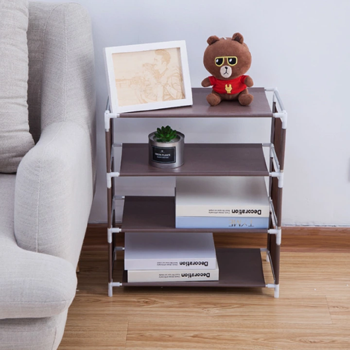 All-Time Low 9mm Steel Pipe 4-5 Layer Shoe Rack High Load-Bearing Durable Canvas Organizer Portable Home Storage Furniture Easy Assembly Space-Saving Stand