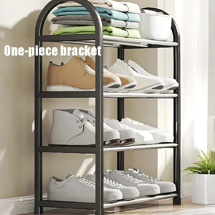 Jaza Keja 4-5 Layer Small Shoe Rack Economical Multi-Layer Shoe Shelf Easy Assembly Storage Cabinet for Home Dormitory Organizer Space-Saving Furniture