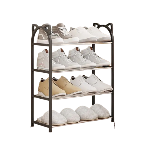 Jaza Keja 4-5 Layer Small Shoe Rack Economical Multi-Layer Shoe Shelf Easy Assembly Storage Cabinet for Home Dormitory Organizer Space-Saving Furniture