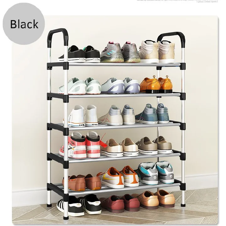 Jaza Keja 5-6-8 Layer Shoe Rack Simple Economical Storage Organizer Easy Assembly Multi-Layer Shoe Shelf for Entryway Hallway Bedroom Dormitory Living Room