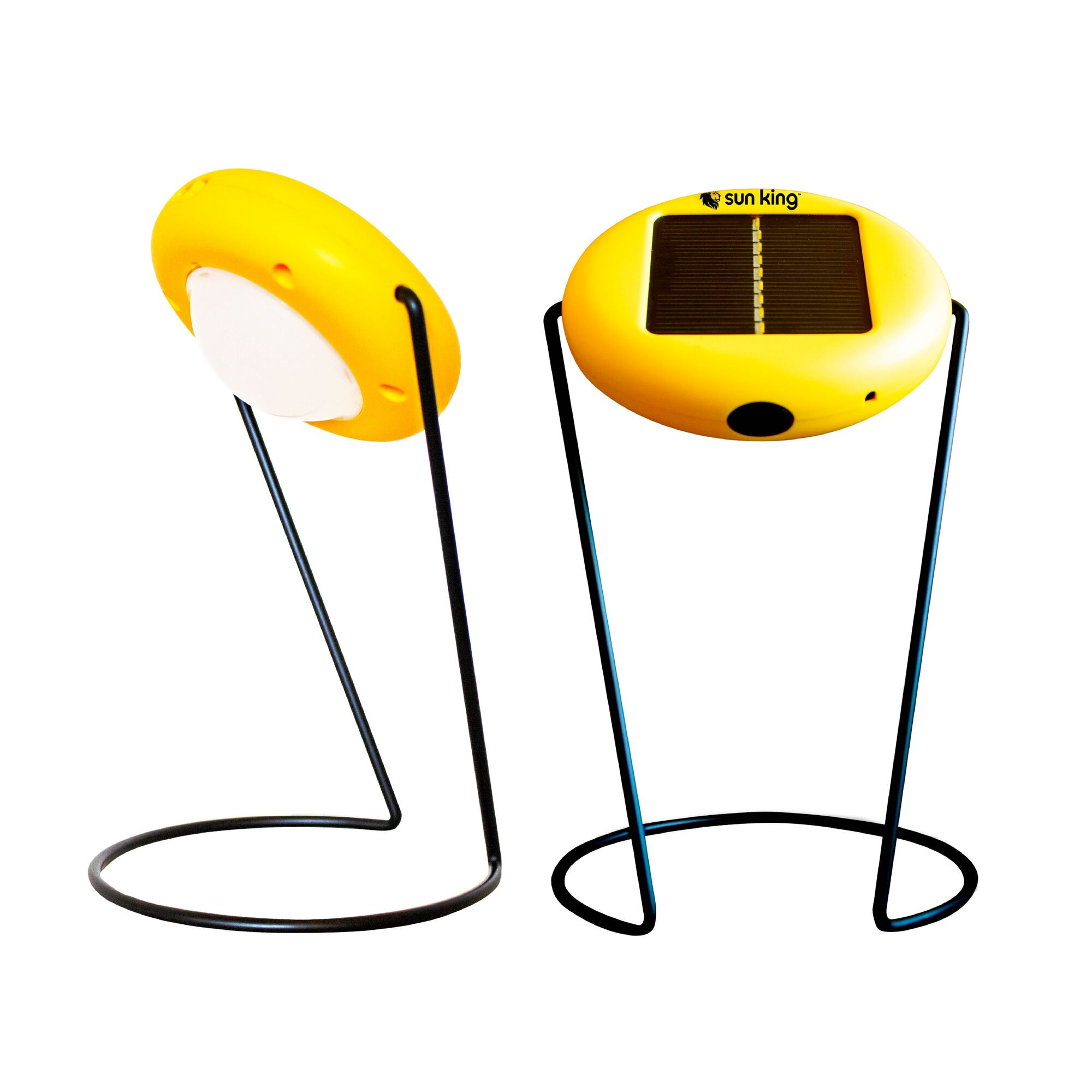 Sun King Pico Plus Pack of 2 Portable Integrated Solar Panel Solar Light Lantern Yellow