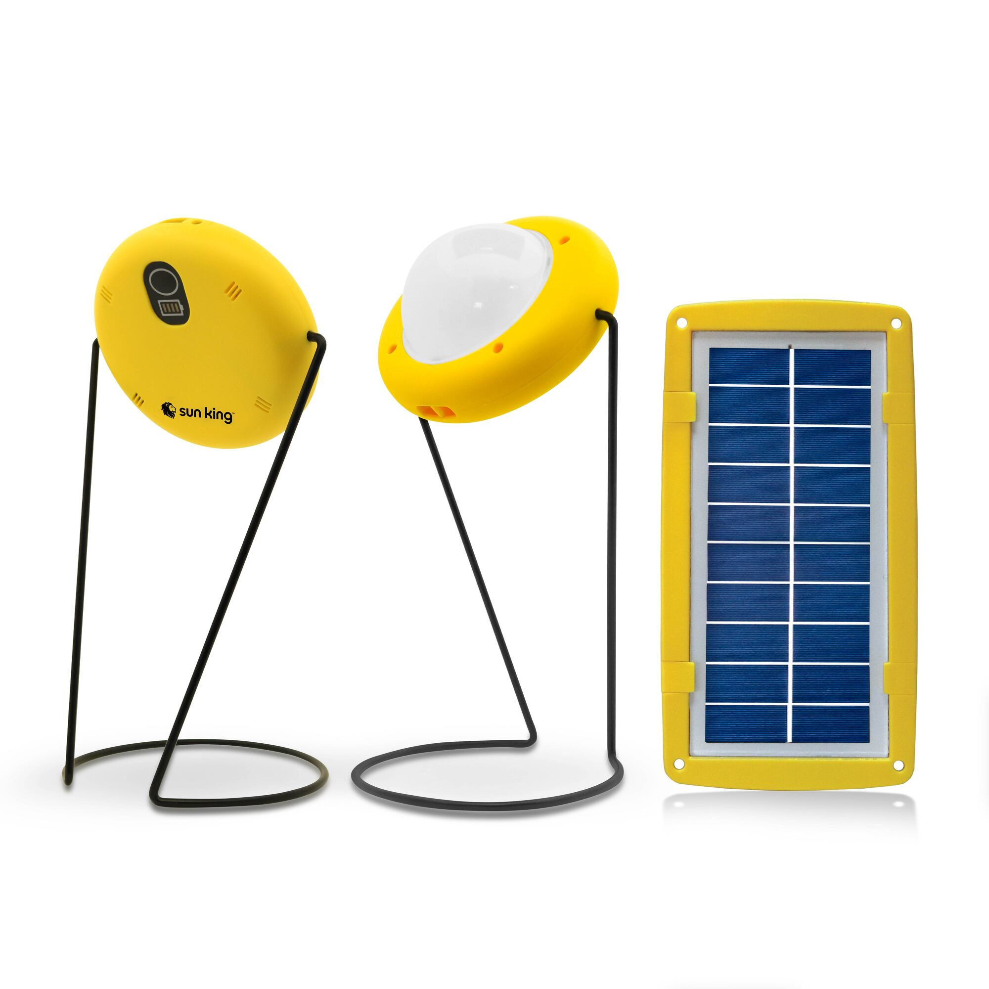 Sun King Pro 200 - Emergency Solar Light Lamp with USB Mobile Charging