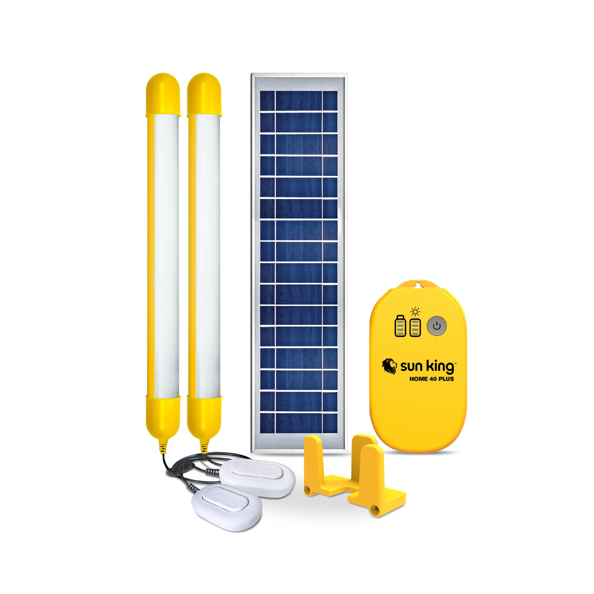 Sun King Home 40 Plus Solar Home Light System - Yellow