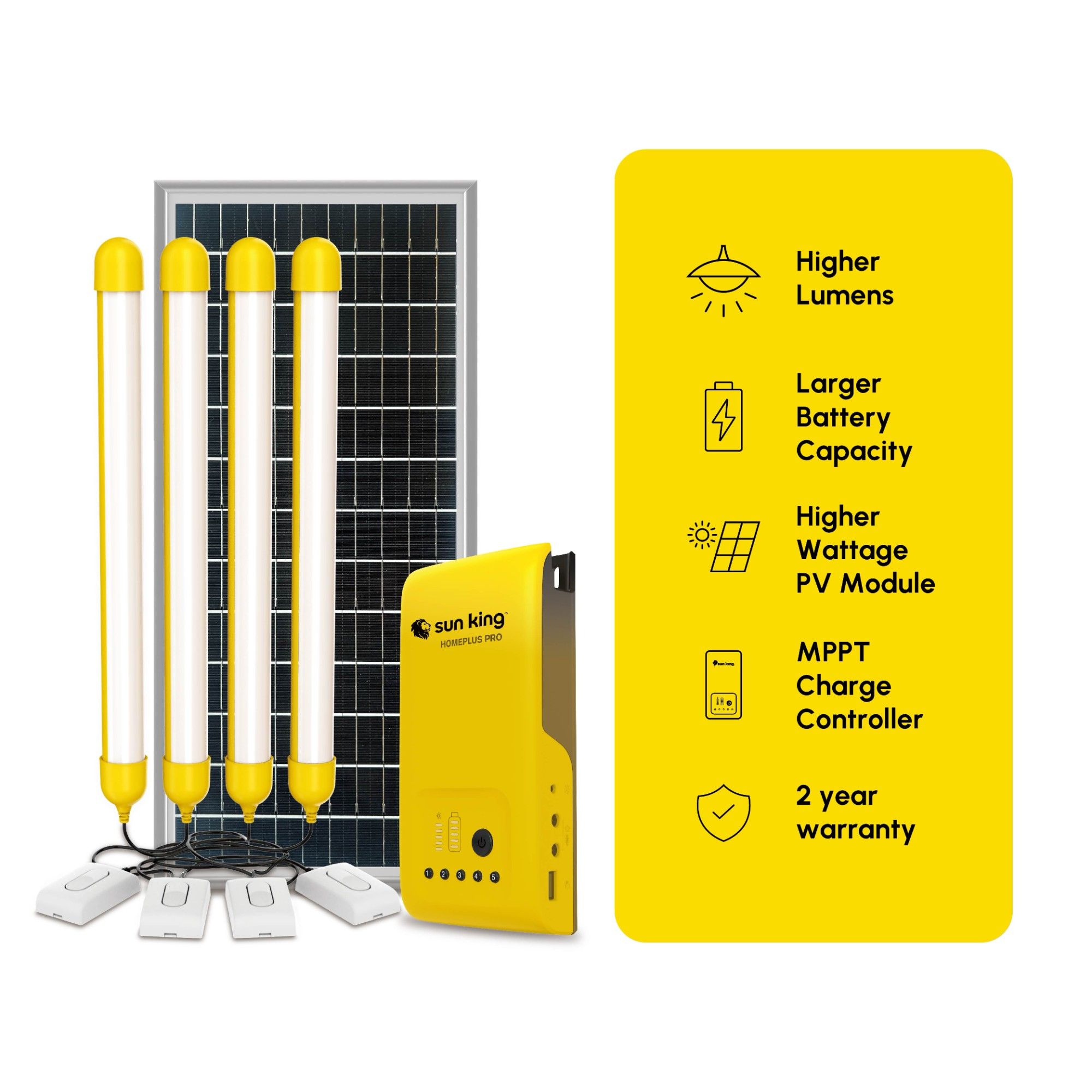 HomePlus Pro Solar Home Light System