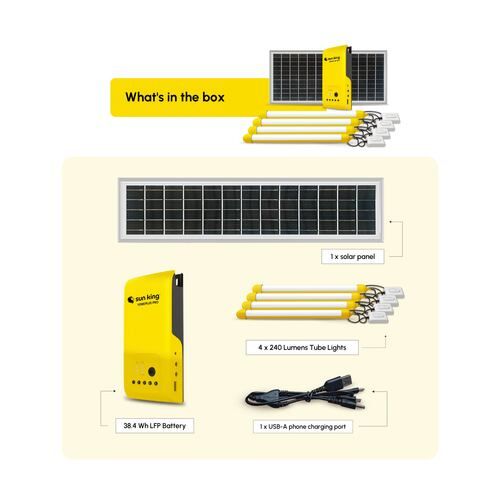 HomePlus Pro Solar Home Light System