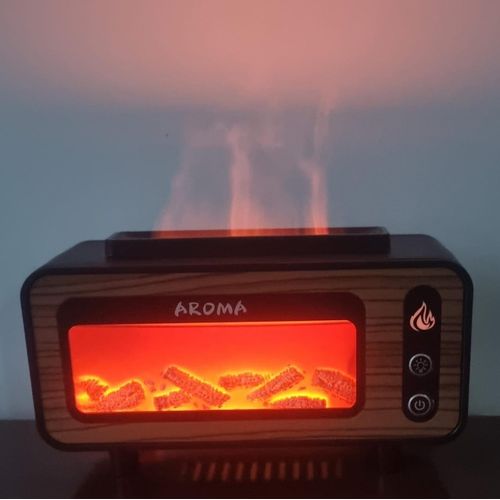 VINTAGE Fireplace Aroma Diffuser Aroma Diffuser, 200 ml Fire Humidifier
