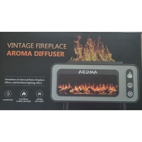 VINTAGE Fireplace Aroma Diffuser Aroma Diffuser, 200 ml Fire Humidifier