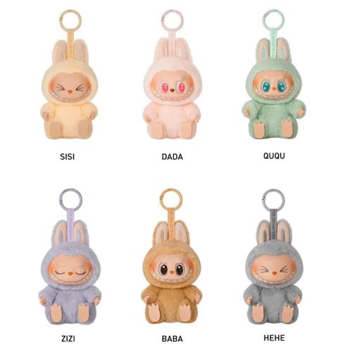 Labubu doll keychain