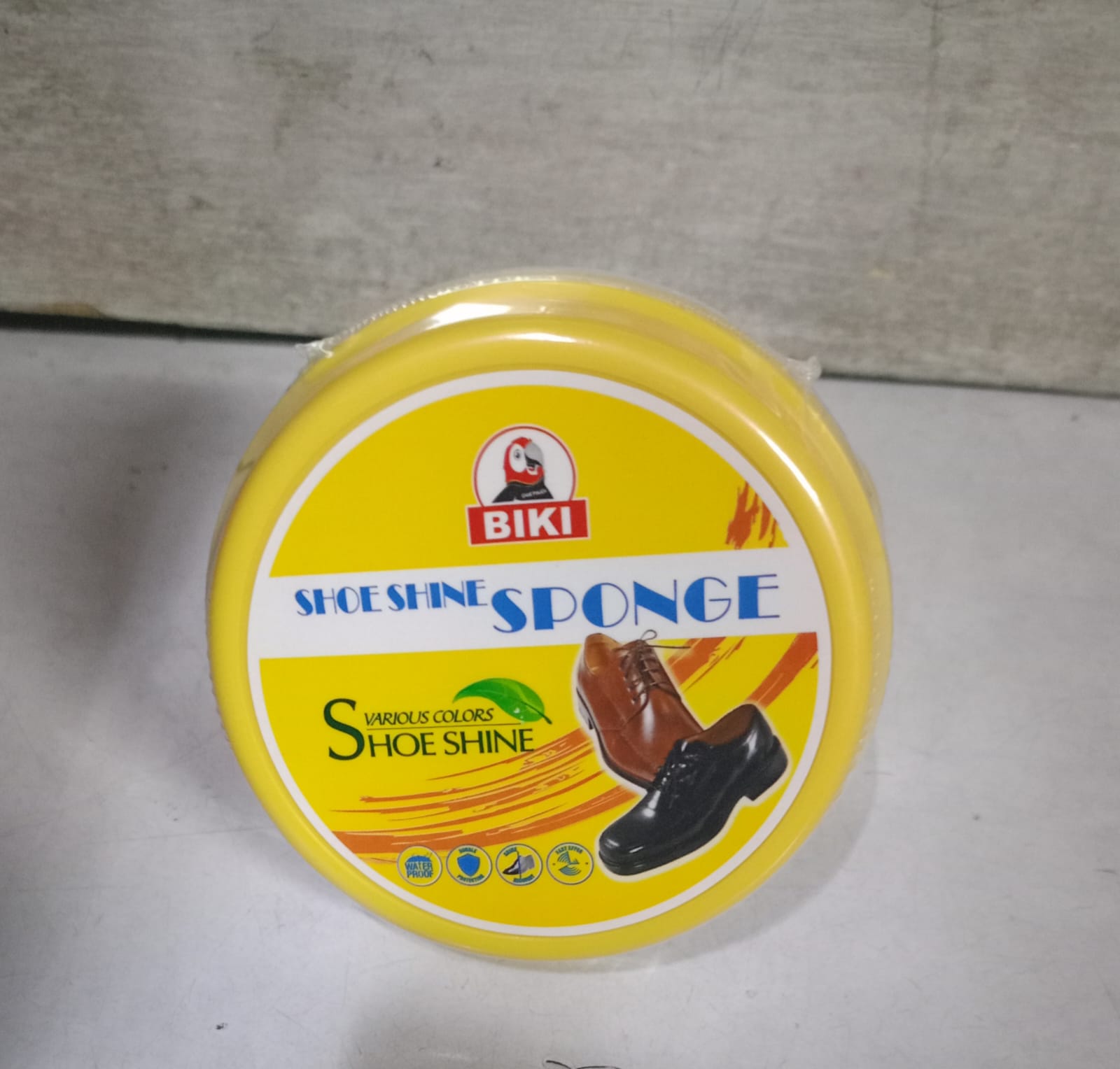 New Arrival Biki Shoe Shine Sponge,Shines Shoes of Various Colours,Sponge on Double Sides, Good for Shining shoes after Applying Shoe Polish, Shines,Maintains and Protects Your Shoes,School shoes,mens