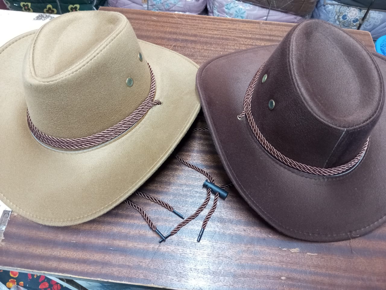 Elegant Unisex Western-Style Godfather Hat,Western Cowboy Hat,High Quality durable Cotton hat,Comfortable with stampede Strings